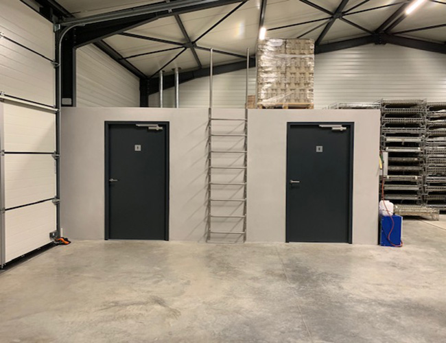 Création d'un entrepôt salle d'étiquetage et rénovation du bâtiment de stockage, Chassagne-Montrachet 2018